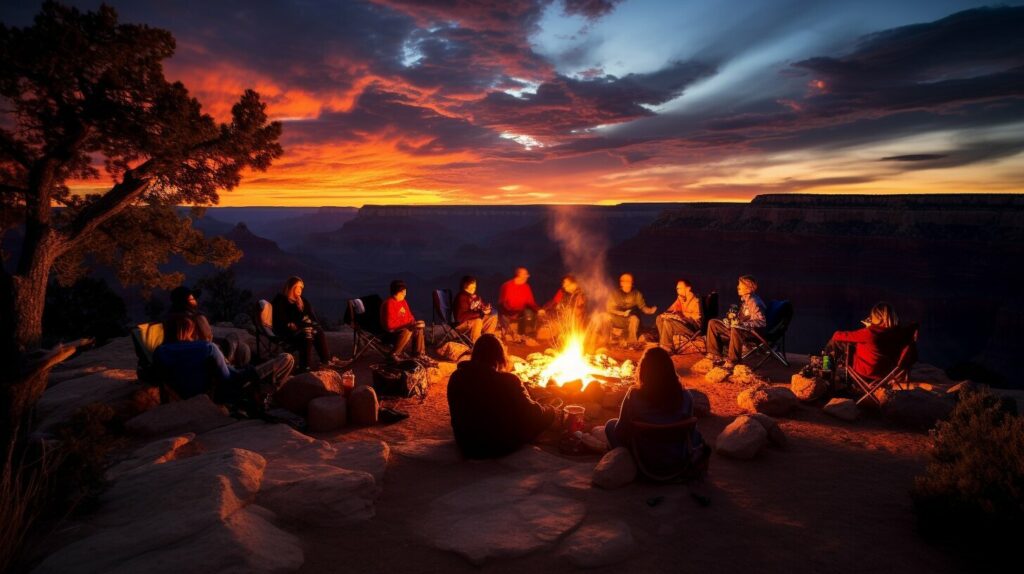 Camping Amidst the Majesty of the Grand Canyon