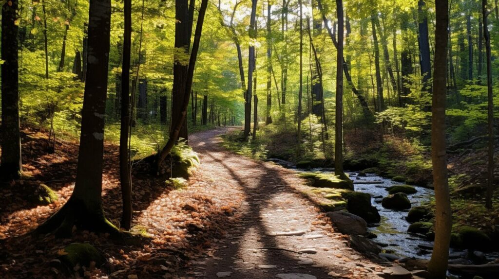 Easy hiking trail