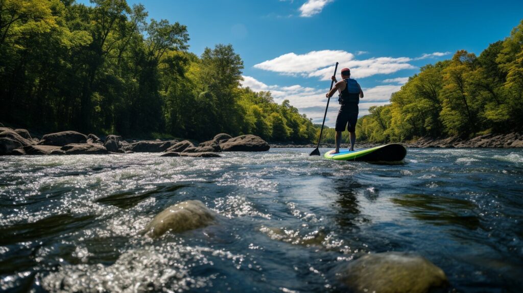 River Paddleboarding Techniques