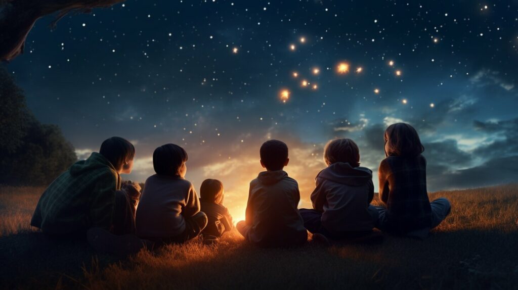 Stargazing activities for kids