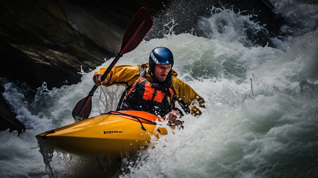 adrenaline-fueled kayaking