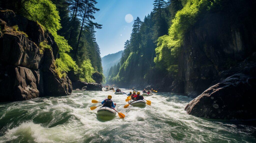 adrenaline-pumping kayak tours