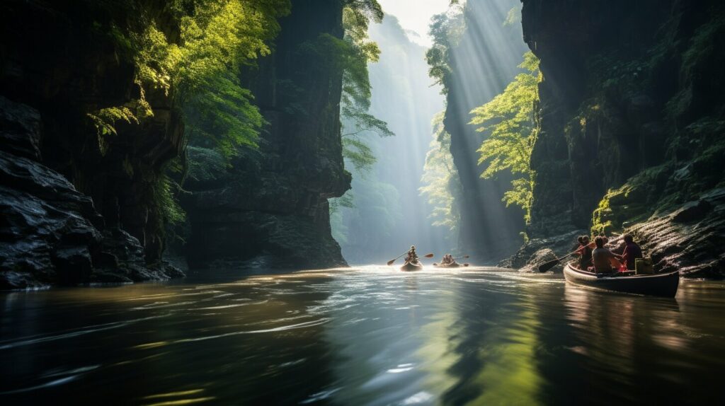 breathtaking canoeing adventure