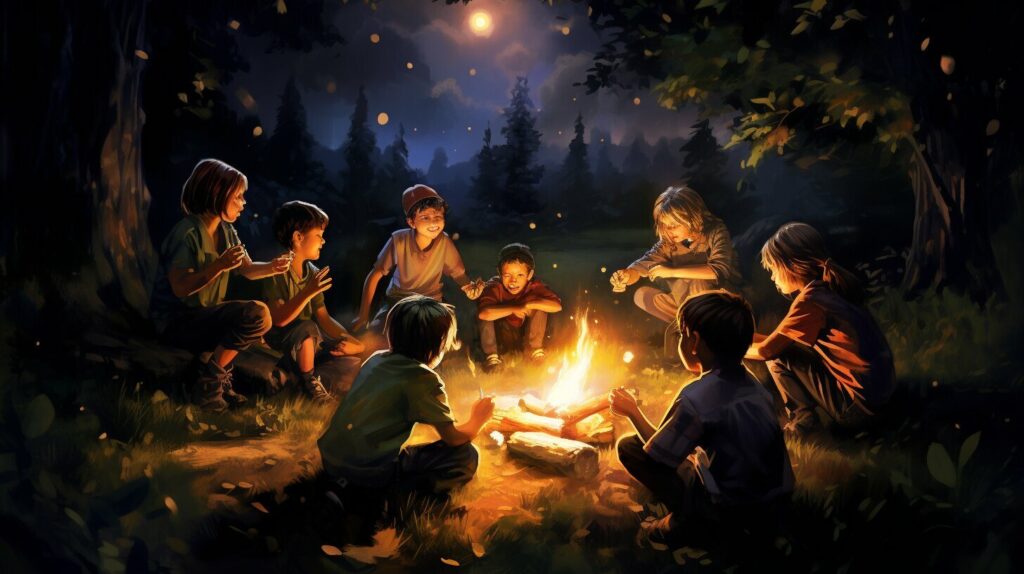 camping games for children