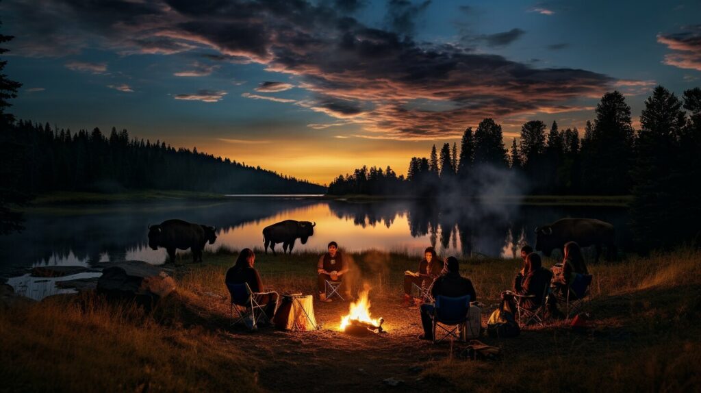 camping in Yellowstone National Park