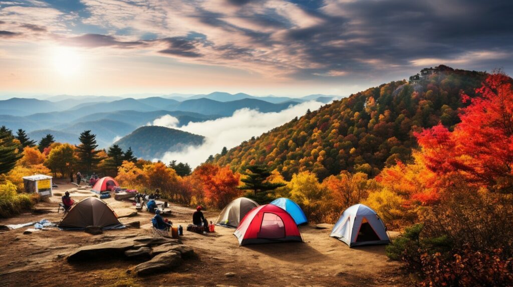 camping options along hiking trails