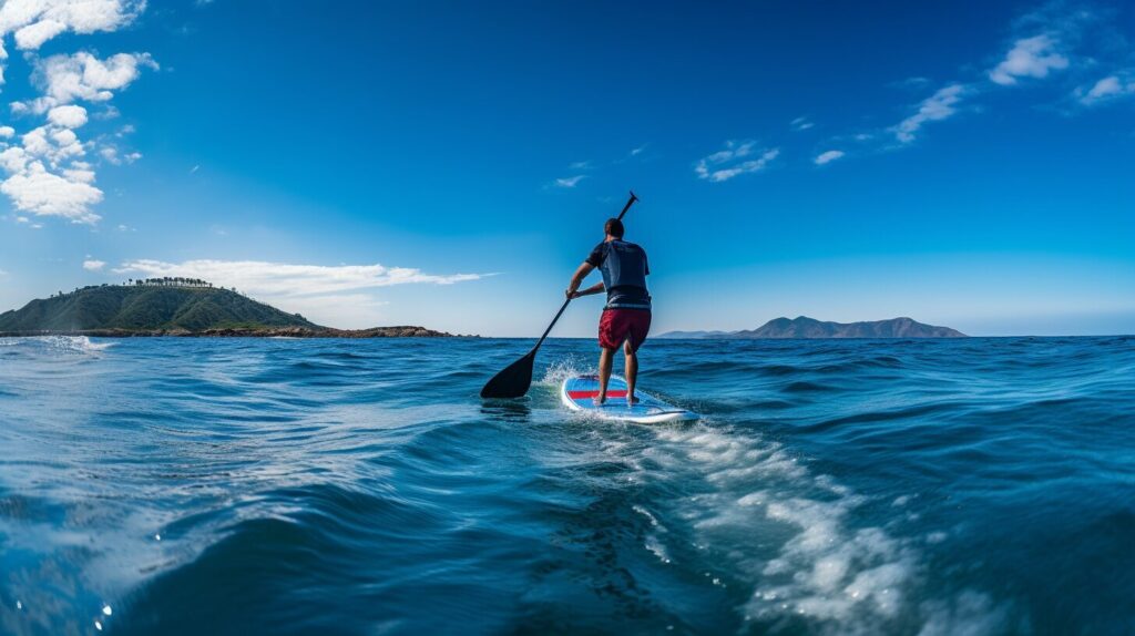 paddleboard race training