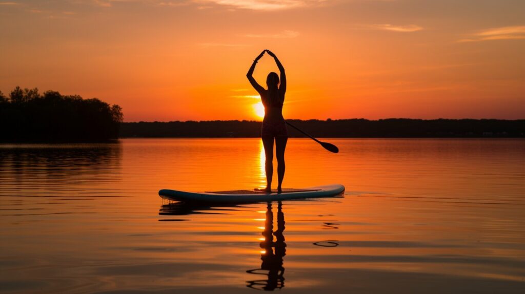 paddleboard yoga for beginners