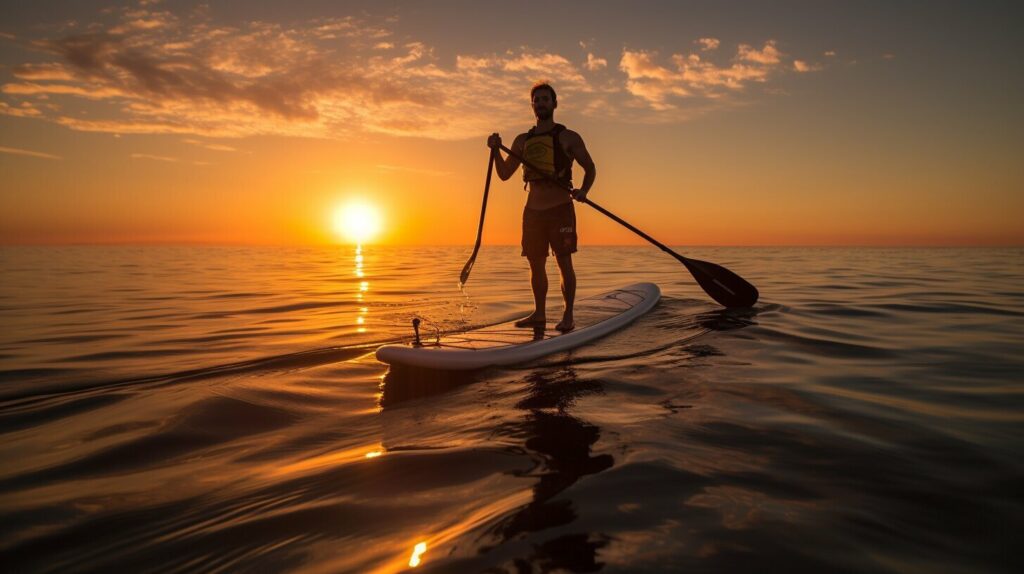 paddleboarding for fitness