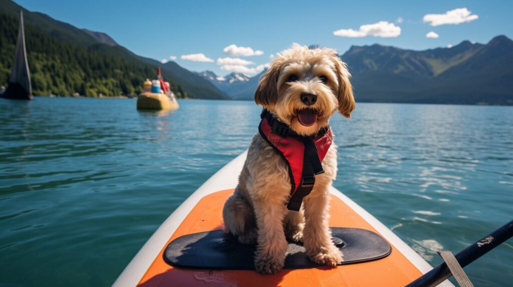 paddleboarding gear for dogs
