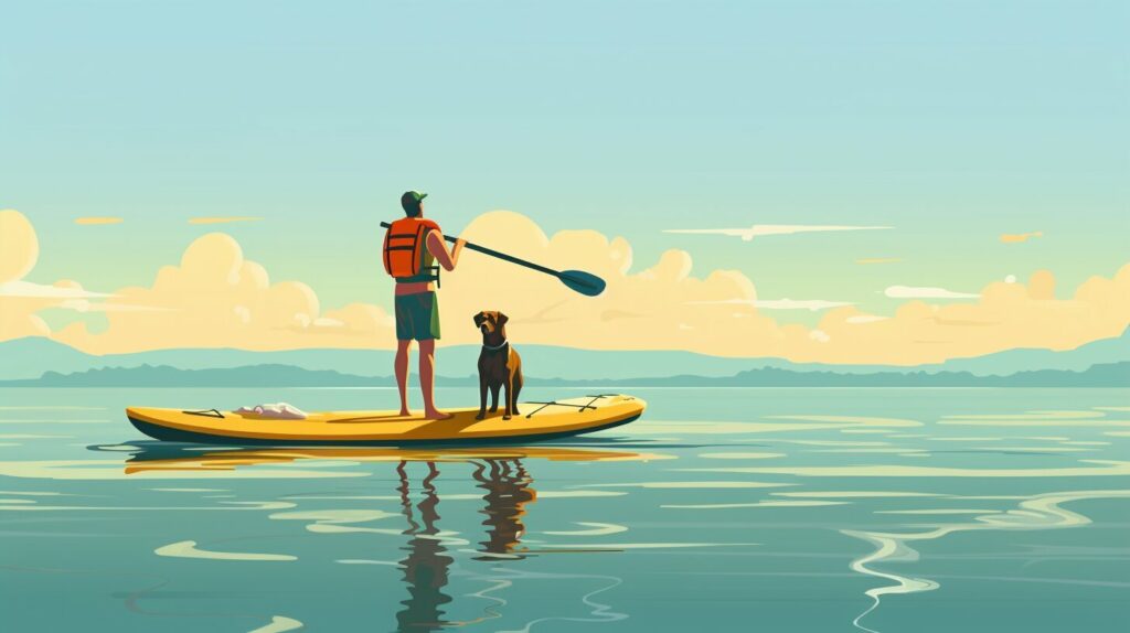 paddleboarding safety with dogs