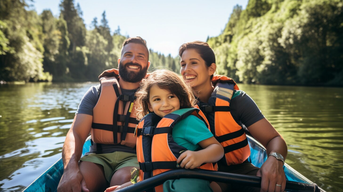 safe canoeing with kids
