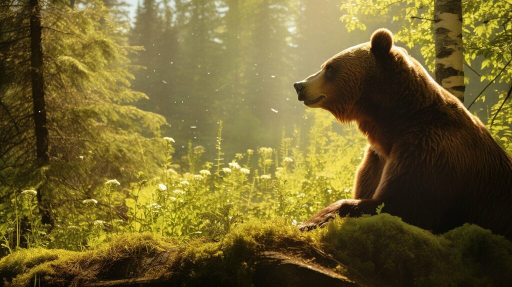 Bear behavior in the wild