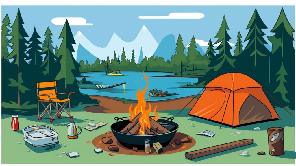 Campfire safety precautions