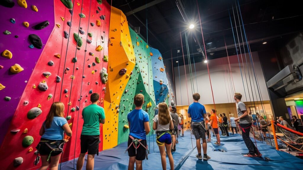 Indoor climbing classes for beginners