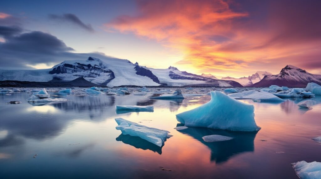 Jokulsarlon Glacier Lagoon in Iceland
