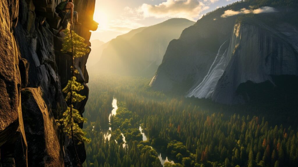 Rock Climbing in Yosemite National Park
