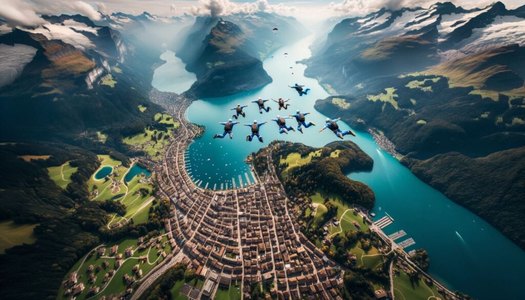 Skydiving in Interlaken Switzerland image