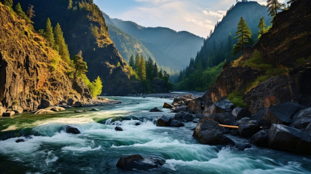 The Rushing Middle Fork of the Salmon River
