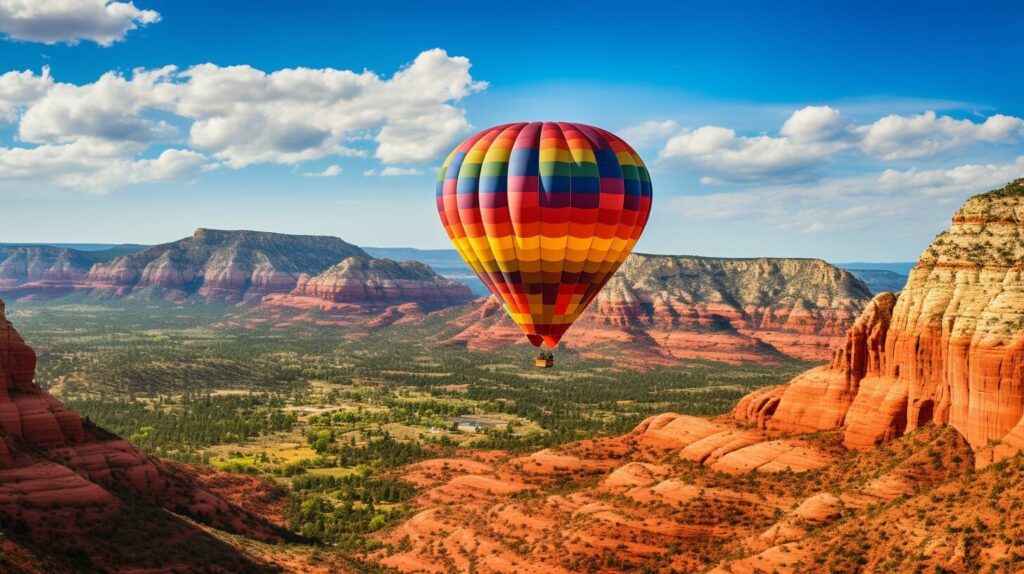 Top rated hot air balloon rides in Sedona, Arizona