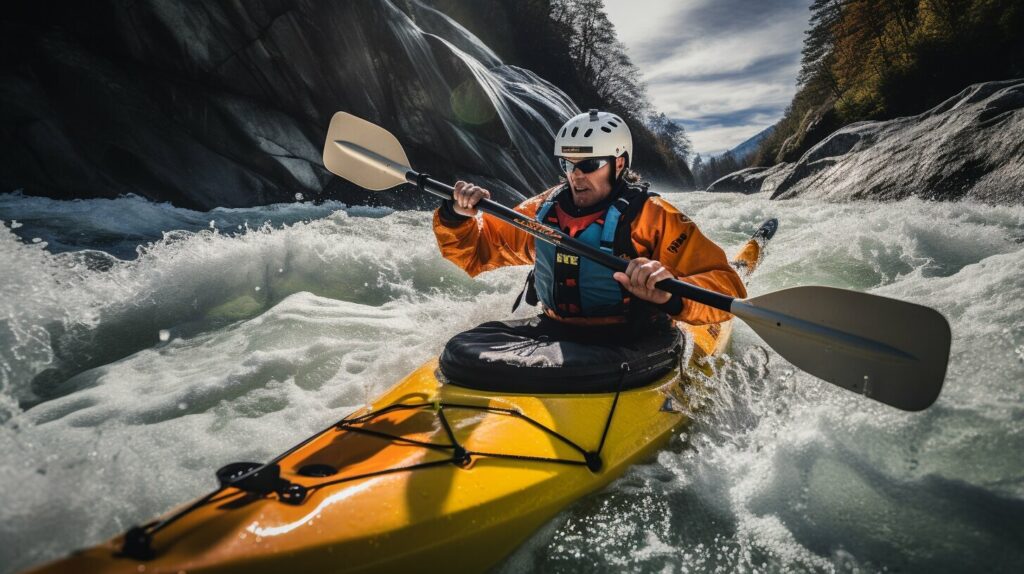 Whitewater kayaking trip