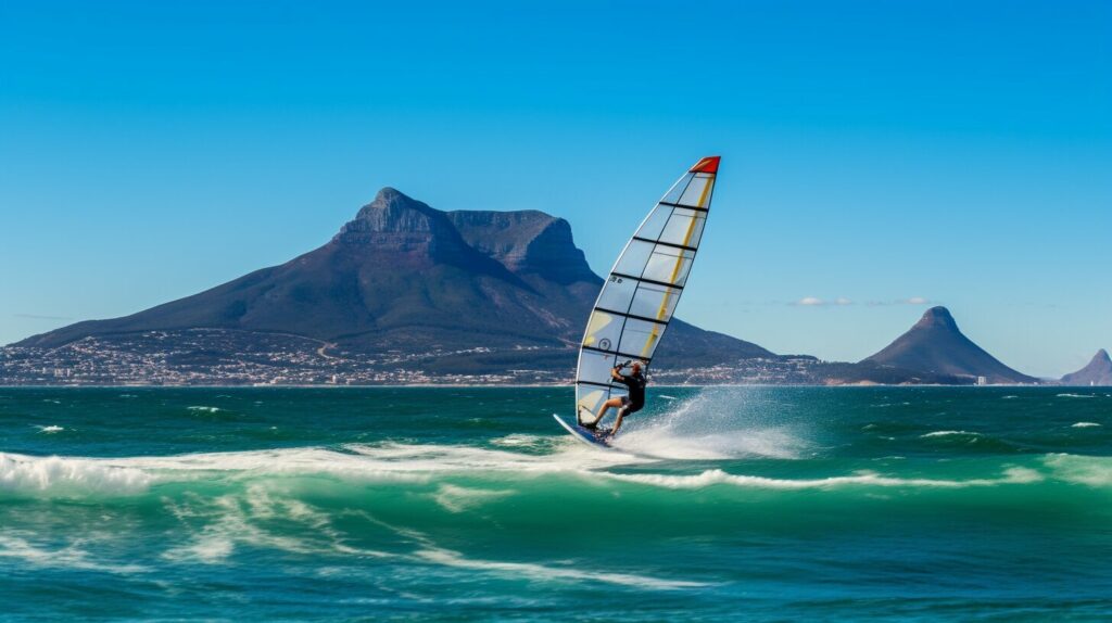 Windsurfing in Cape Town