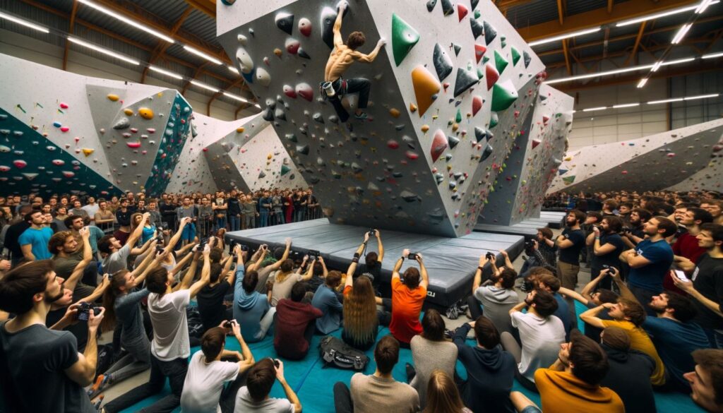 bouldering competitions and rock climbing events