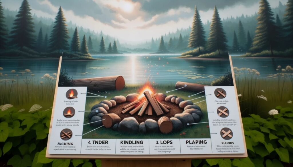 campfire building tips