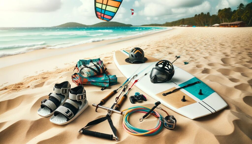 essential gear for beginner kitesurfers