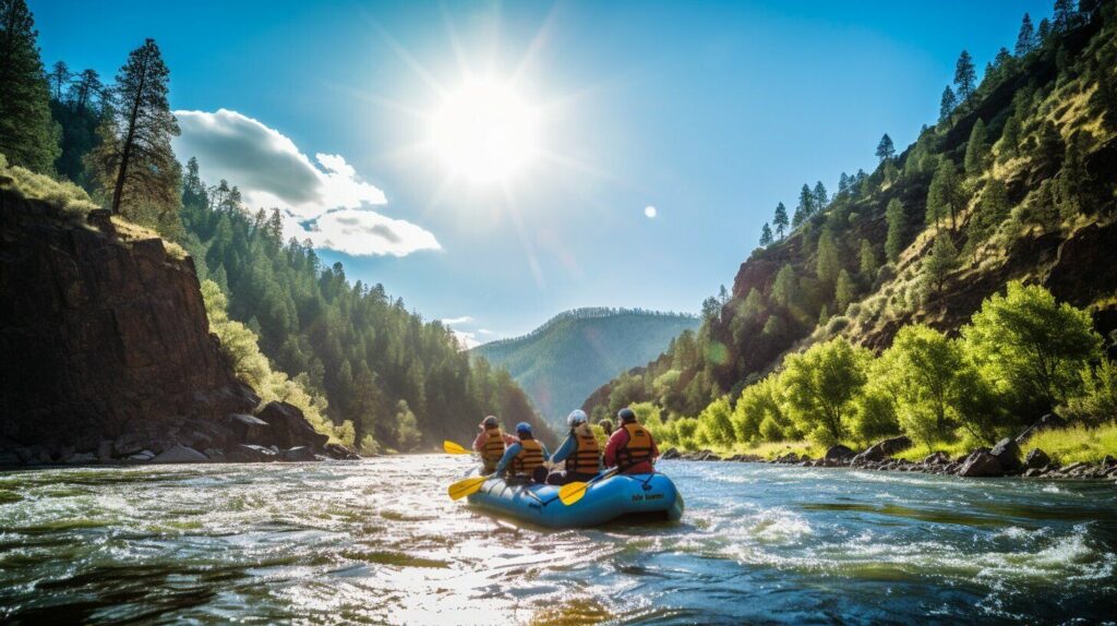 family-friendly river rafting