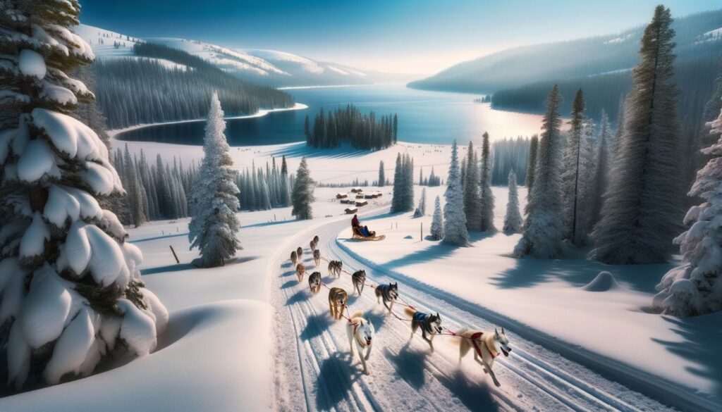 montana dog sledding adventure