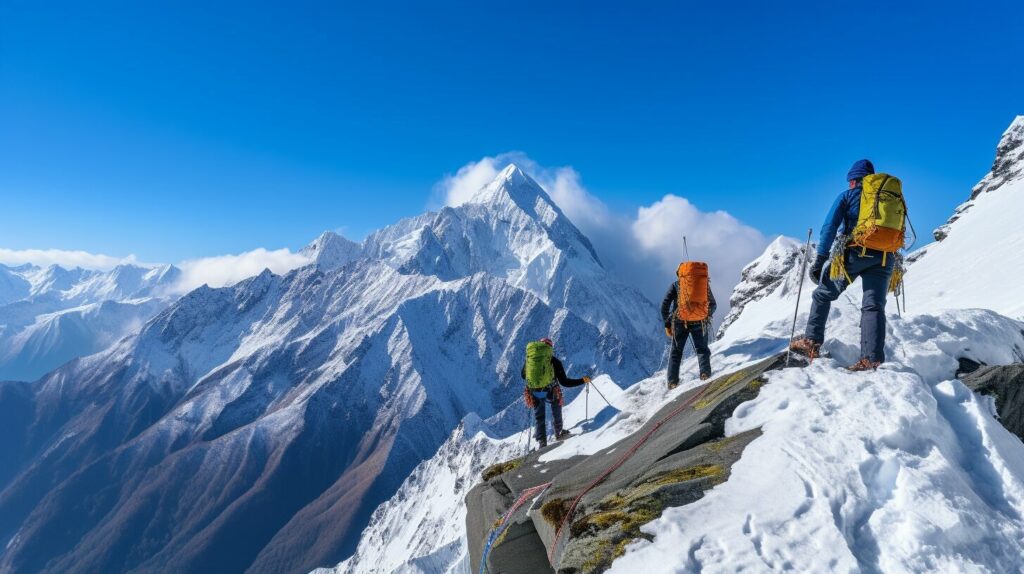 mountain climbing training