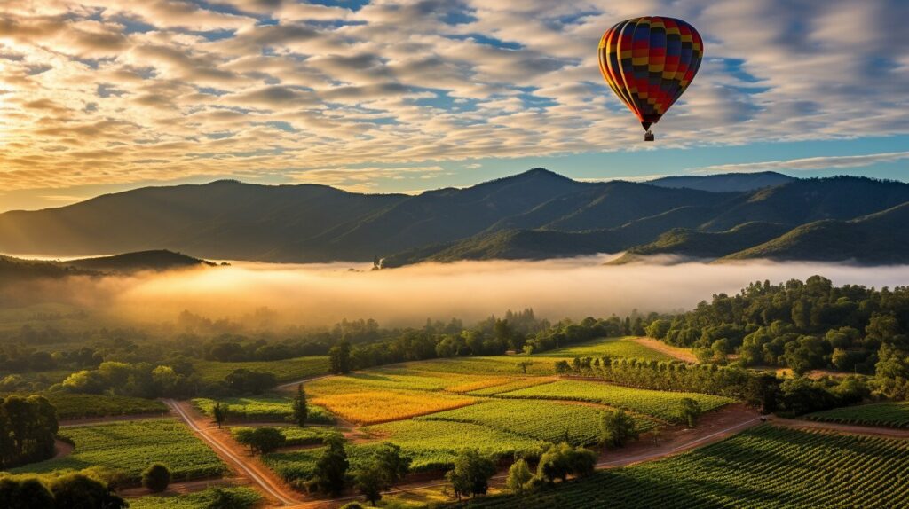 napa valley hot air balloon