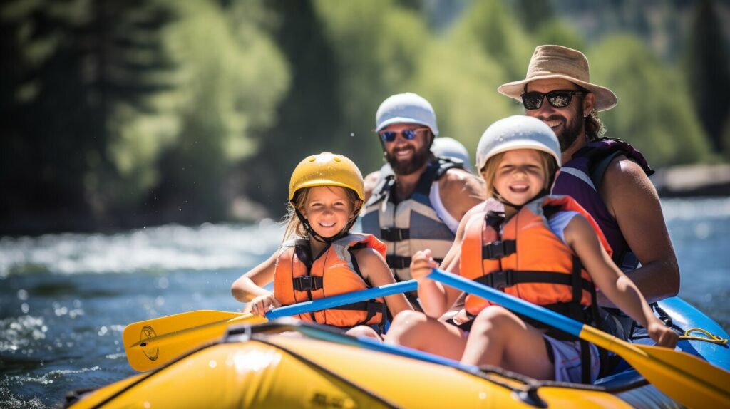 rafting excursions for families