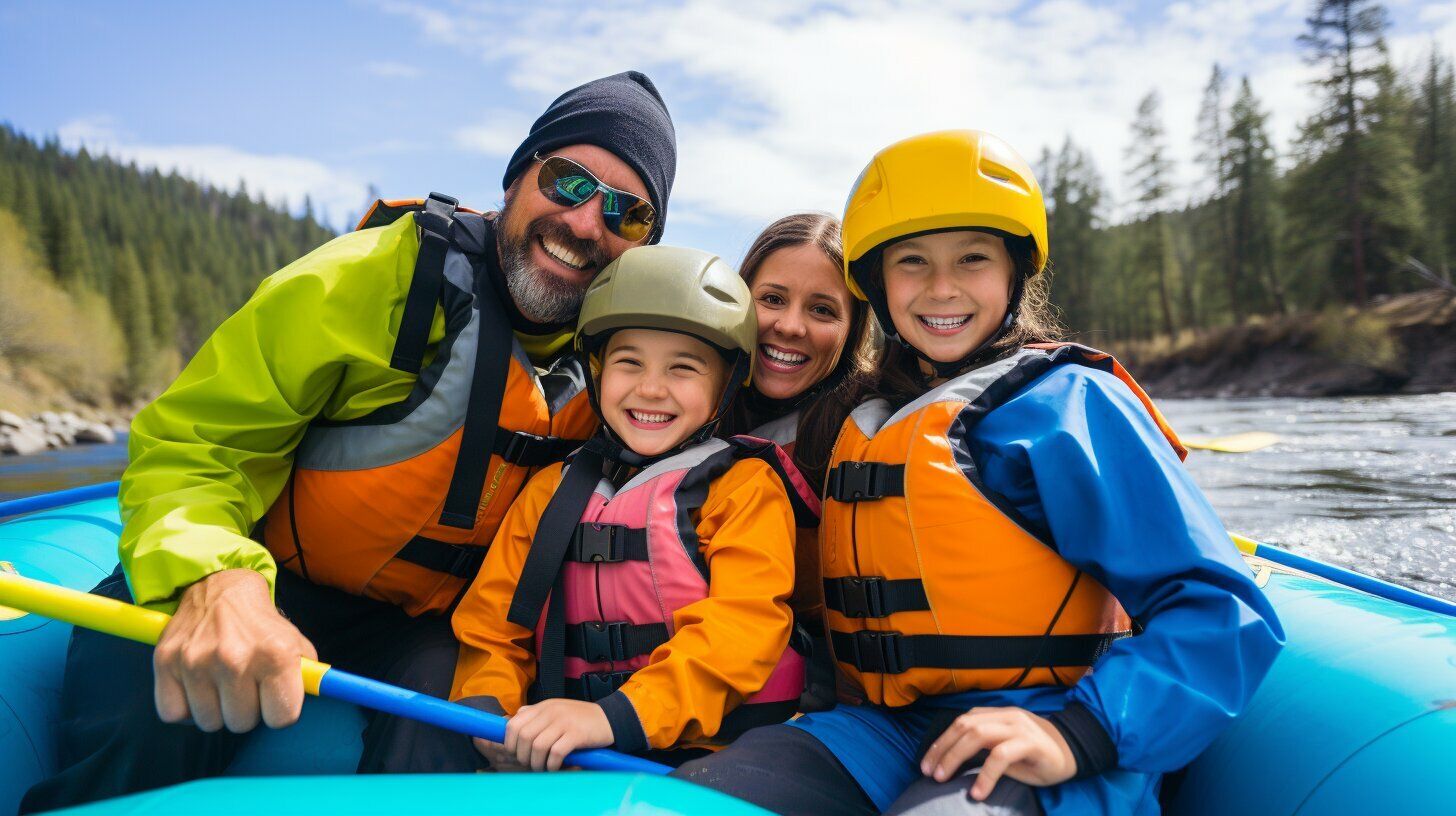 rafting with kids