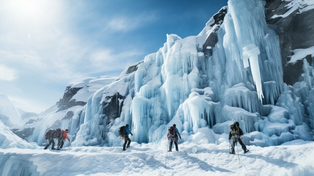 top ice climbing adventures in america