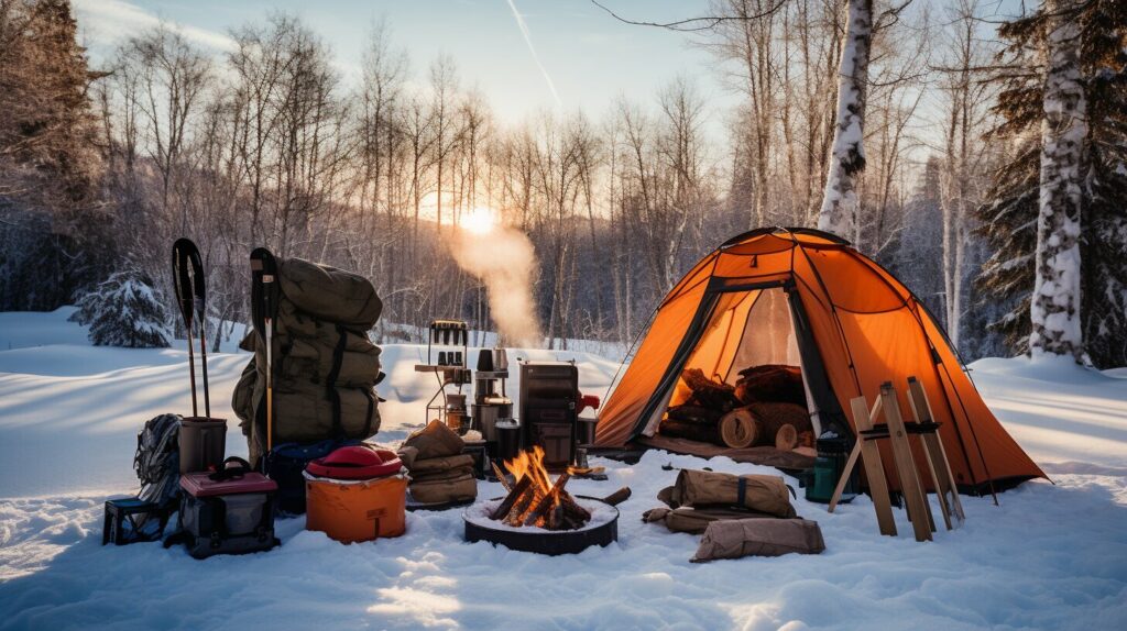 winter camping gear