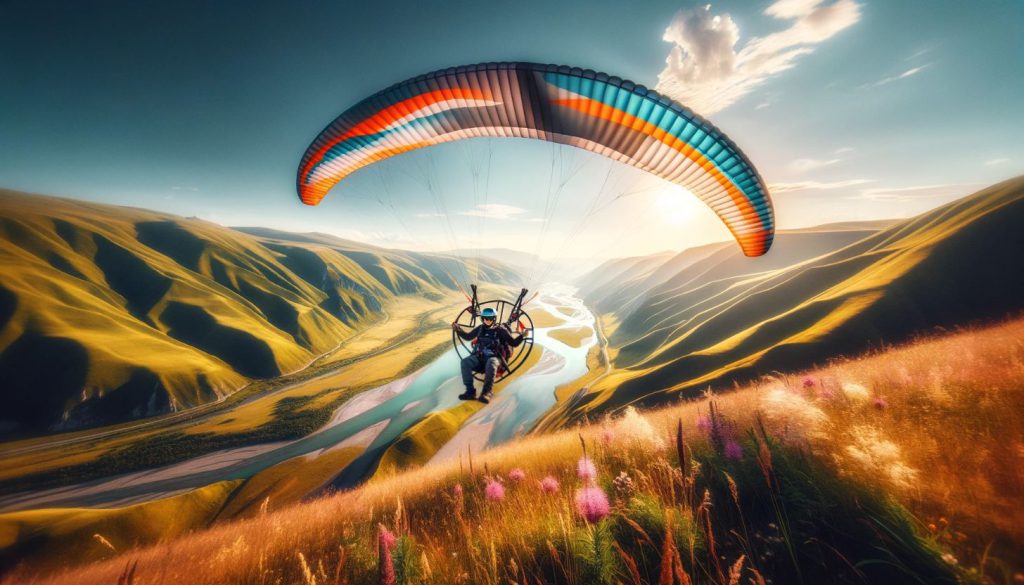 flying a paramotor